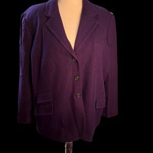 Lauren Ralph Lauren Purple Women's Blazer size 22W